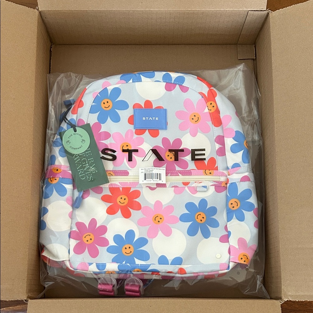 STATE Daisies Backpack NWT